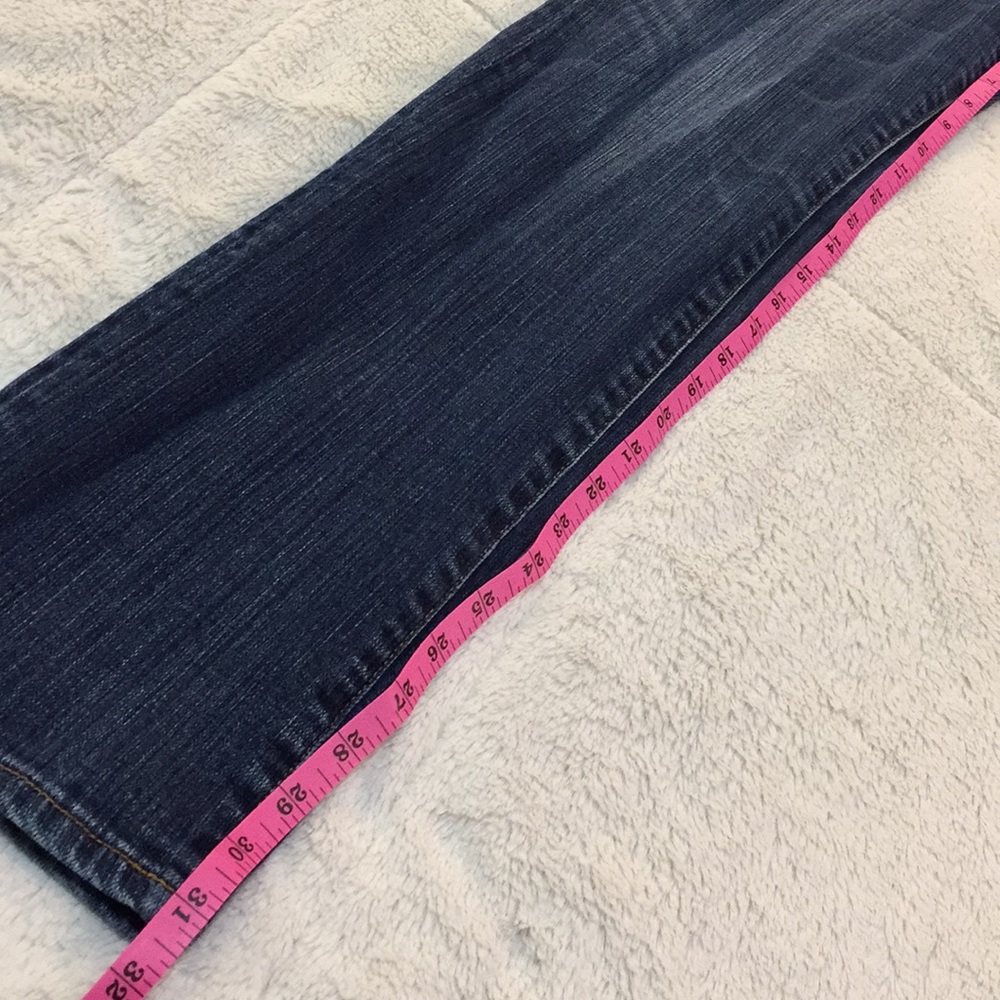 Abercrombie & Fitch Stretch Jean Lowrise Straight Leg Medium Wash - Picture 7 of 10